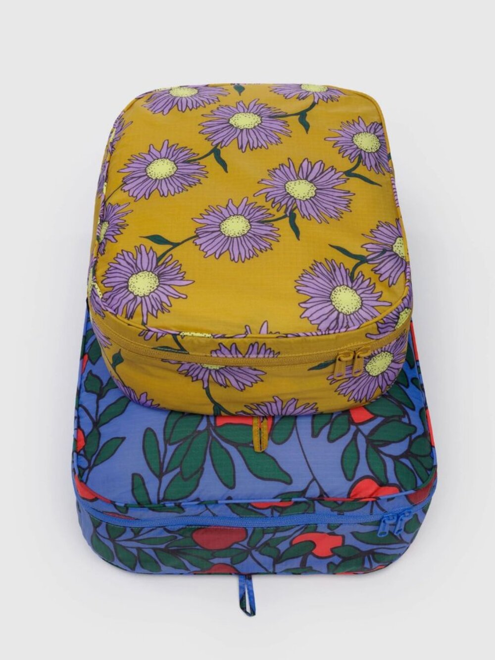 NWT Baggu Large Packing Cube Set - Night Orchard (Daisy Chain, Apple Tree)